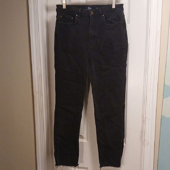 Boden skinny matte black jeans sz.US 8 R - Picture 1 of 9